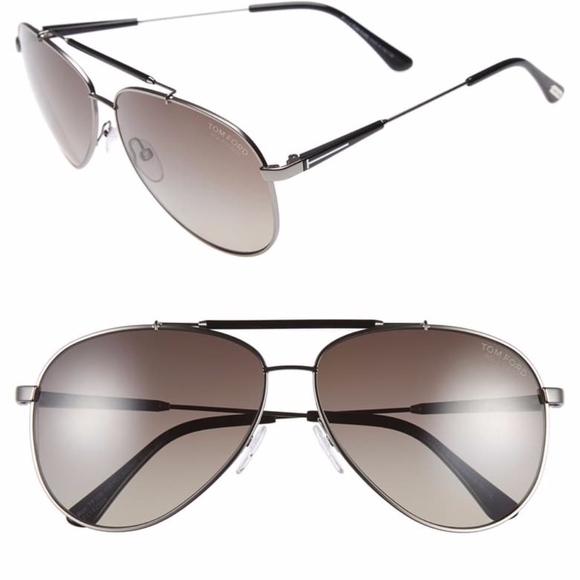 Tom Ford Other - New TOM FORD Black Aviator Sunglasses